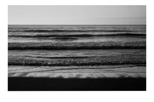 2021 Contemporary Black and White Seascape Photograph Print