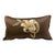 Floral Embroidered Decorative Accent Satin Lumbar Pillow Cover For Sale