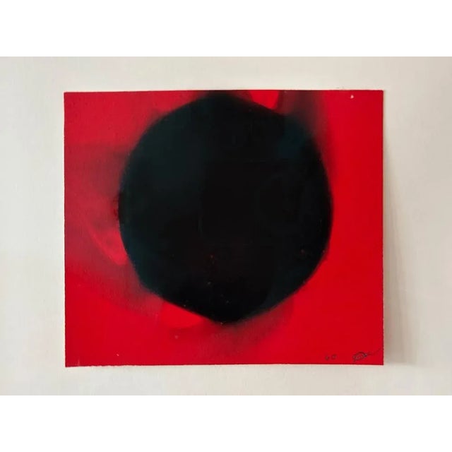 Otto Piene was one of the founders of the ZERO group. This is a unique and early "Rauchbild" created in 1960. Signed and...