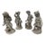 Antique-Style Lead Figural Putti Garden Statues, Set of Four For Sale