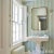 Schumacher SAMPLE - Schumacher Emma Stripe Wallpaper In Seaglass For Sale - Image 4 of 4