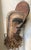 Striking handcarved wood African mask, believed to be Songye from Congo. Measures 24" tall including the unusual "beard"....