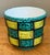 Mid-Century Modern Vintage Italian Checkerboard Ceramic Cache Pot For Sale - Image 3 of 12