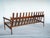 Mid-Century Modern Ib Kofod Larsen for Selig Picket Back Sofa, Danish MCM Walnut Frame Couch For Sale - Image 3 of 13