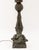 Metal Early 20th Century Art Deco Figural Amber Glass Globe Shade Lamp For Sale - Image 7 of 10