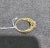 Amethyst Diamond Halo Ring 14k Yellow Gold, Size 7 For Sale - Image 4 of 4