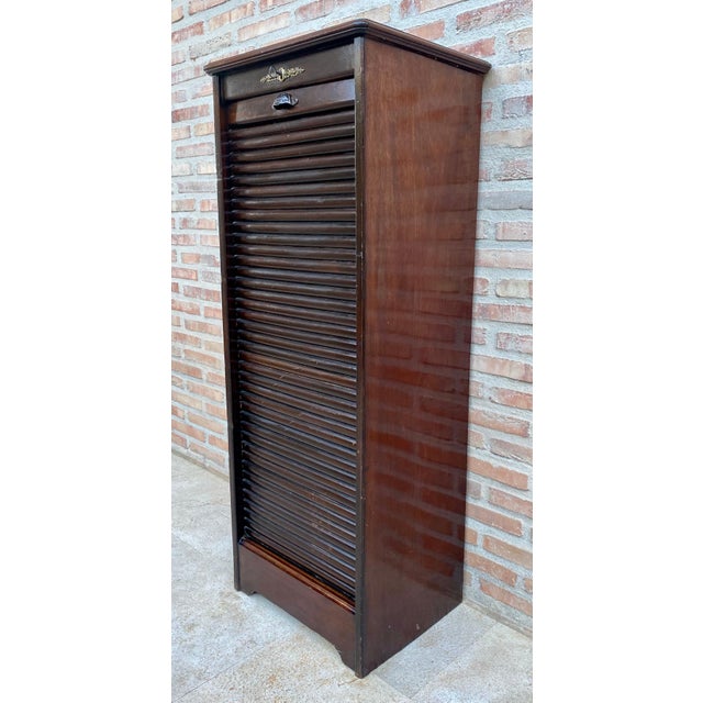 This French filing cabinet is another good example of the quality furniture that was made in those days. The angular...