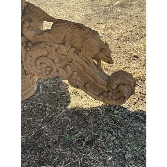 18th Century French Country Bleached Oval Dining Table or Center Table For Sale - Image 11 of 18