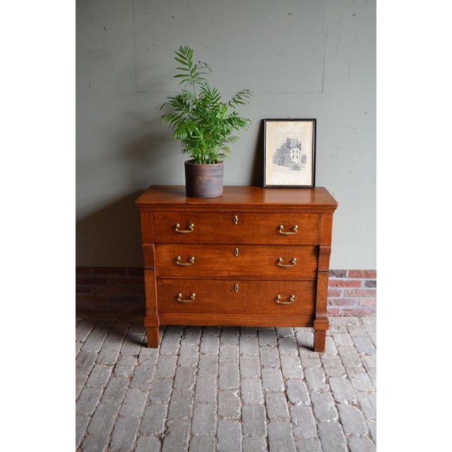 Antique Oak Chest of Drawers For Sale - Image 10 of 10