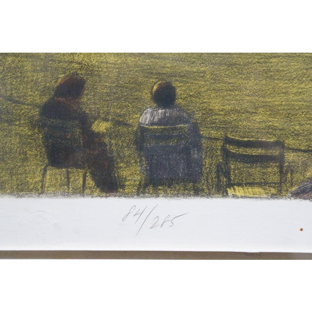 1980s 1980s Harold Altman Signed Lithograph Le Grand Bassin Luxembourg Fountain Park Paris For Sale - Image 5 of 11