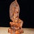 Wood Vintage Boxwood Carving of Guanyin in Royal Ease Pose With Mala For Sale - Image 7 of 7