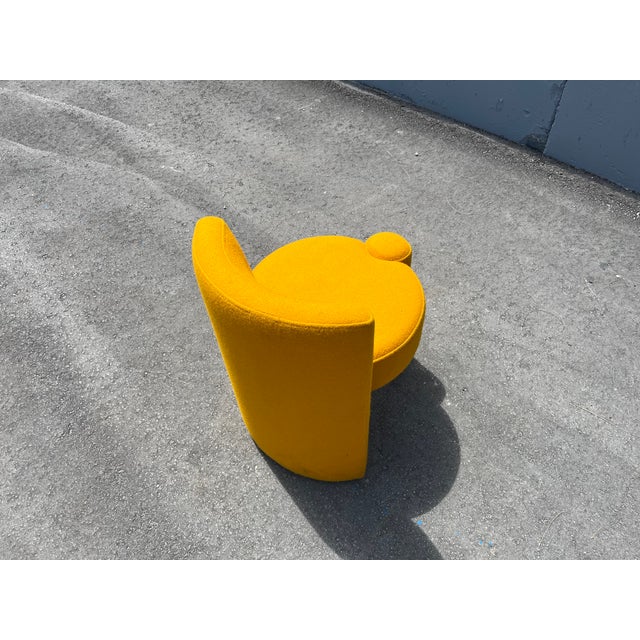 Yellow Set of Nine Modern Designer Chairs, Sunflower Yellow For Sale - Image 8 of 12