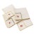 Vintage Hand-Embroidered Linen Cocktail Napkins | Set of 4 | European Floral Needlework For Sale