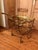 Swedish Art Deco Style Brass Bar Cart attributed to Josef Frank for Svenskt Tenn, 1950s For Sale - Image 3 of 6
