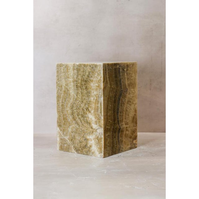 Side Table in Onyx For Sale - Image 5 of 8
