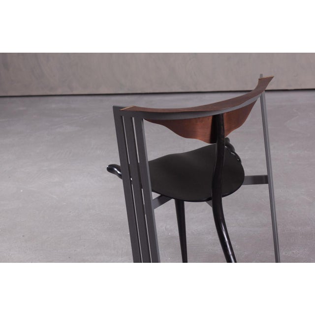 Black Vintage Ota Otanek Chairs by Borek Sipek for Vitra, Germany, 1990s, Set of 2 For Sale - Image 8 of 14