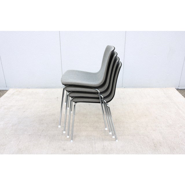 Italian Modern Antti Kotilainen for Arper Aava Stackable Dining Chairs - Set of 4 For Sale - Image 10 of 12