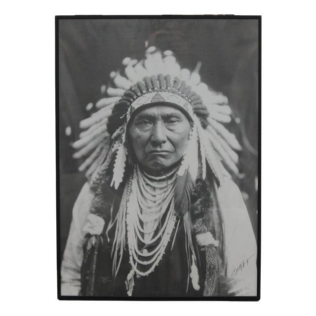 Indian Chief Joseph Wall Decor, 1990s For Sale