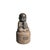 Chinese 25" Oriental Chinese Zen Young Monk Siting Meditation Stone Statue For Sale - Image 3 of 6