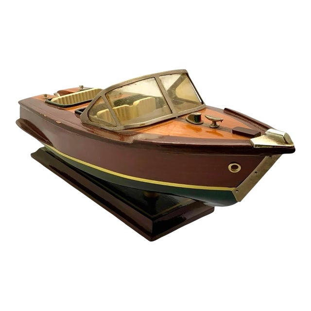 Boat Model Wood Luxury Design Vintage Nautical Office Decor Gift For Sale