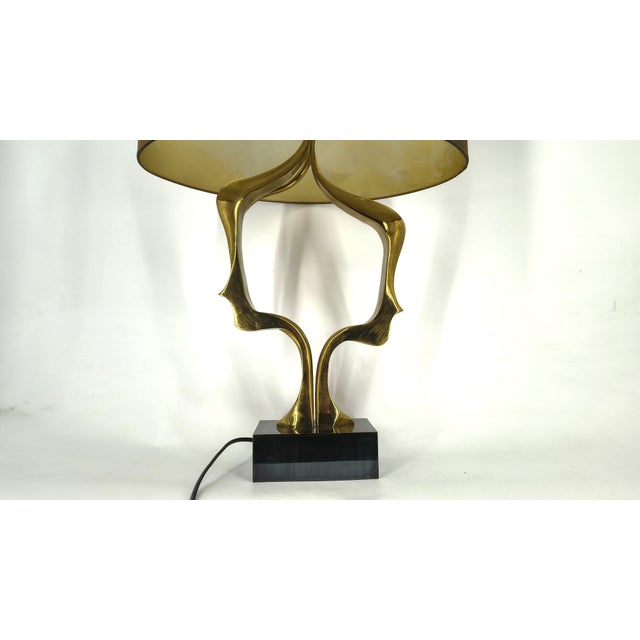 Vintage Bronze Table Lamp from Willy Daro, 1970s For Sale - Image 10 of 13