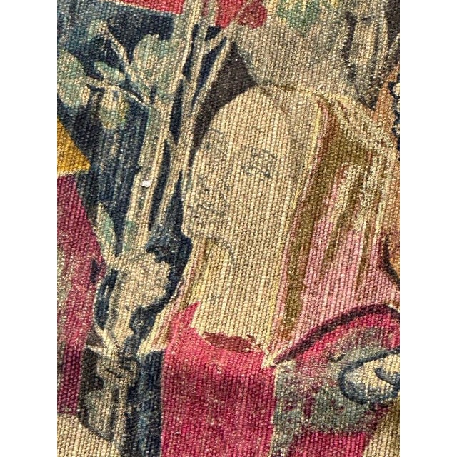 Vintage French Screen Printed Tapestry, 1970s For Sale - Image 14 of 18