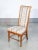 Set of six hollywood regency-style chairs made of beech wood. 1960s origin italy period 1960s model set of six dining room...