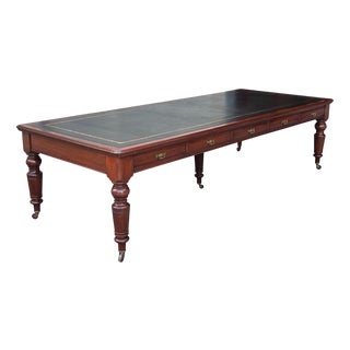 Victorian Mahogany Conference Table, 1860 For Sale