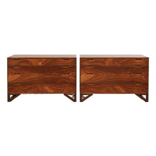 1960s Pair of Svend Langkilde Danish Rosewood Chest of Drawers For Sale