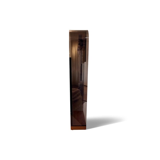 Mid-Century Modern Mid 20th Century George Nelson Lucite Grandfather Clock by Howard Miller Company For Sale - Image 3 of 14