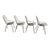 Chrome Set of Four Mid Century Modern Eames DKX Black Powder-Coated Wire Chairs, 1954 For Sale - Image 8 of 18