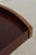 Maitland Smith Round Mahogany Leather Top Center Table For Sale - Image 9 of 17