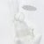 Pair of Vintage Chinoiserie White Tole Palm Tree and Figurine Table Lamps For Sale - Image 10 of 12