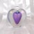 Signed Purple Heart Shaped Zellique Perfume Bottle # 26422 For Sale - Image 4 of 7