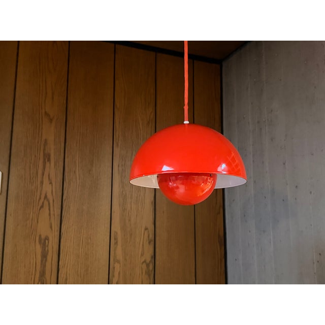 Flower Pot Pendant Lamp by Verner Panton for Louis Poulsen, Denmark, 1960s For Sale - Image 9 of 9