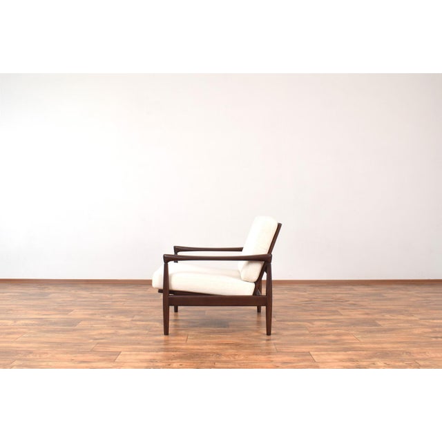 Ikea Mid-Century Modern Teak Kolding Lounge Chair by Erik Wørts for Ikea, 1960s For Sale - Image 4 of 12