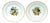 Pair 19th Century Meissen Hand-Painted Fruit Cabinet Plates Gilt Scalloped Edges For Sale