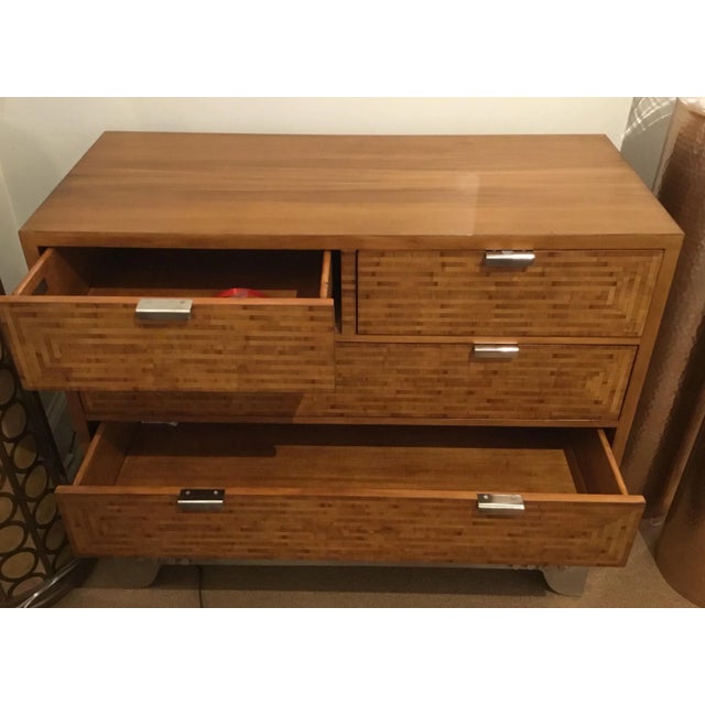 Modern Currey & Co. Industrial Modern Moda Chest of Drawers For Sale - Image 3 of 6