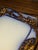 1880s Antique Victorian Staffordshire Flow Blue & Copper Luster Shell/Seaweed Square Plate For Sale In Phoenix - Image 6 of 7