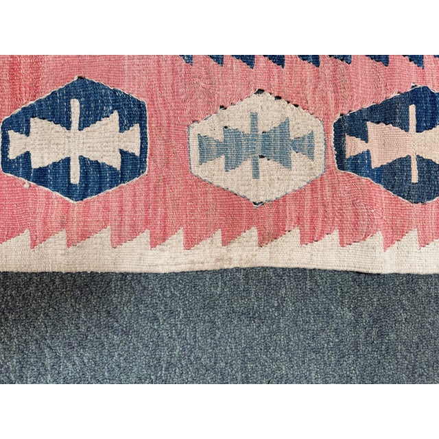 3ft 7in × 5ft Turkish Kilim Rug, Vintage For Sale - Image 10 of 12