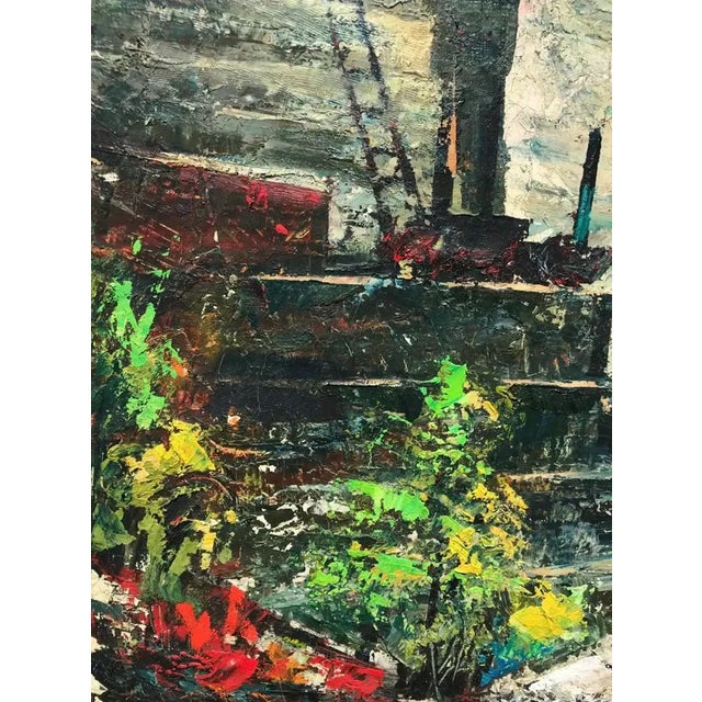 Modern 1940s John Leroy Jackson Georgia Quarry Oil Painting For Sale - Image 3 of 7