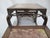 Brown Antique Chinese Marble Inset Carved Wood 3 Step Tier Scholar Display Stand For Sale - Image 8 of 14