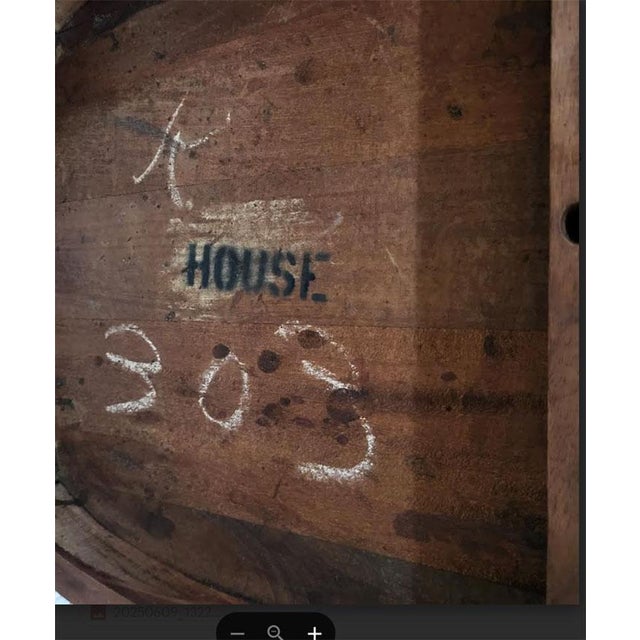 Antique Wooden Jury Chairs Utah State Legislature - Set of 2 Tagged & Numbered For Sale - Image 11 of 12