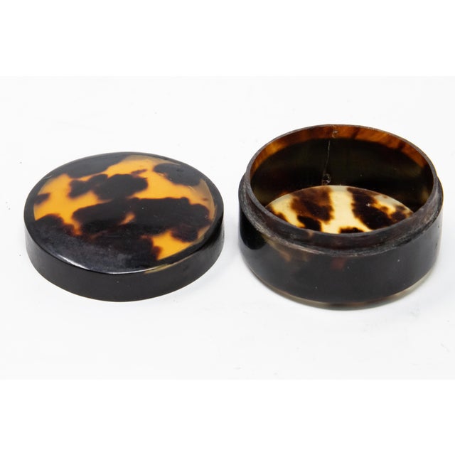 Vintage Leopard Print Pill Box For Sale - Image 4 of 9