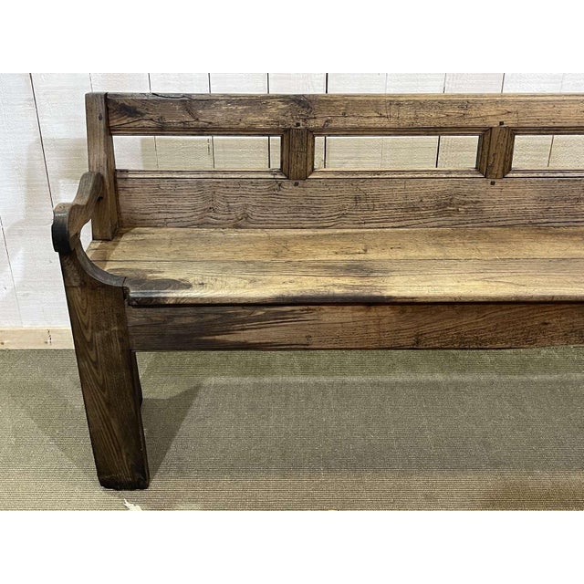 Late 19th Century Rustic Chestnut Bench For Sale - Image 6 of 18