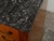 French French 1930s Empire Style Walnut Commode with Grey Marble Top and Black Columns For Sale - Image 3 of 12