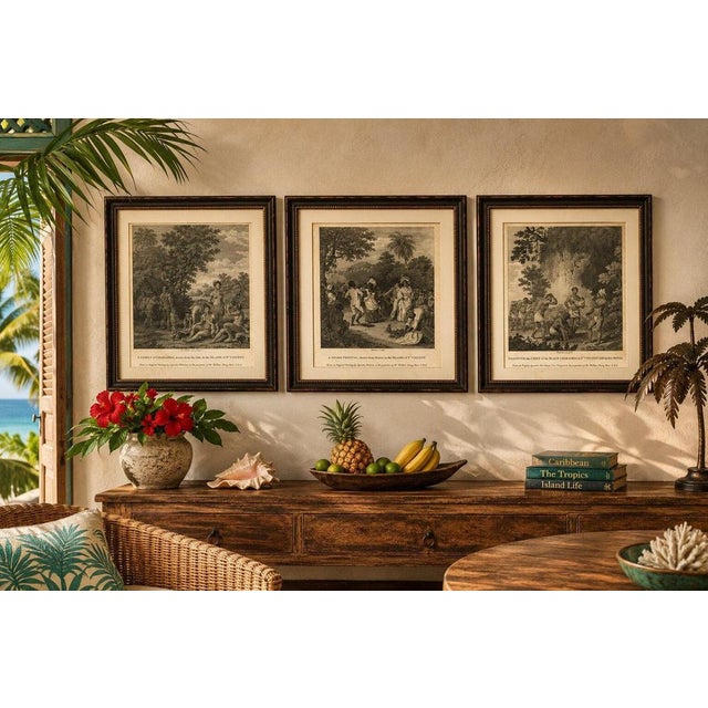 Black After Agostino Brunias, St. Vincent, 1818, Engravings, Set of 3 For Sale - Image 8 of 9