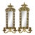 Neoclassical Bradley & Hubard Solid Brass Candle Wall Sconces With Beveled Edge Mirrors - A Pair For Sale
