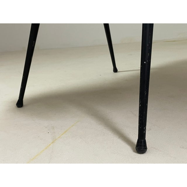 Black Armchairs, France, 1950s, Set of 2 For Sale - Image 8 of 18