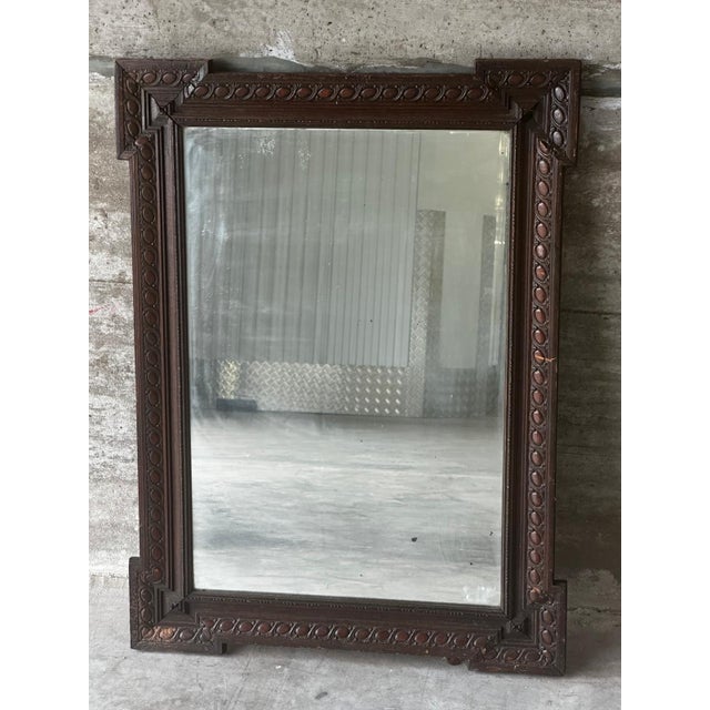 Antique carved wooden frame in the Neo-Renaissance style, likely dating from the late 19th century, circa 1880-1900. The...